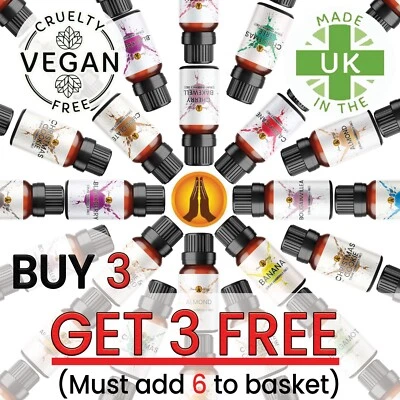 Fragrance Oil 10ml Fragrance Oils Wax Melts Candle Soap Making Burner Diffuser