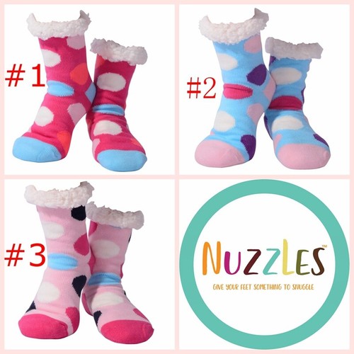 SLUMBIES NUZZLES Women Furry Non-Slip Slipper Soft Bedding Sock Foot Pals Gift - Bild 3 von 15