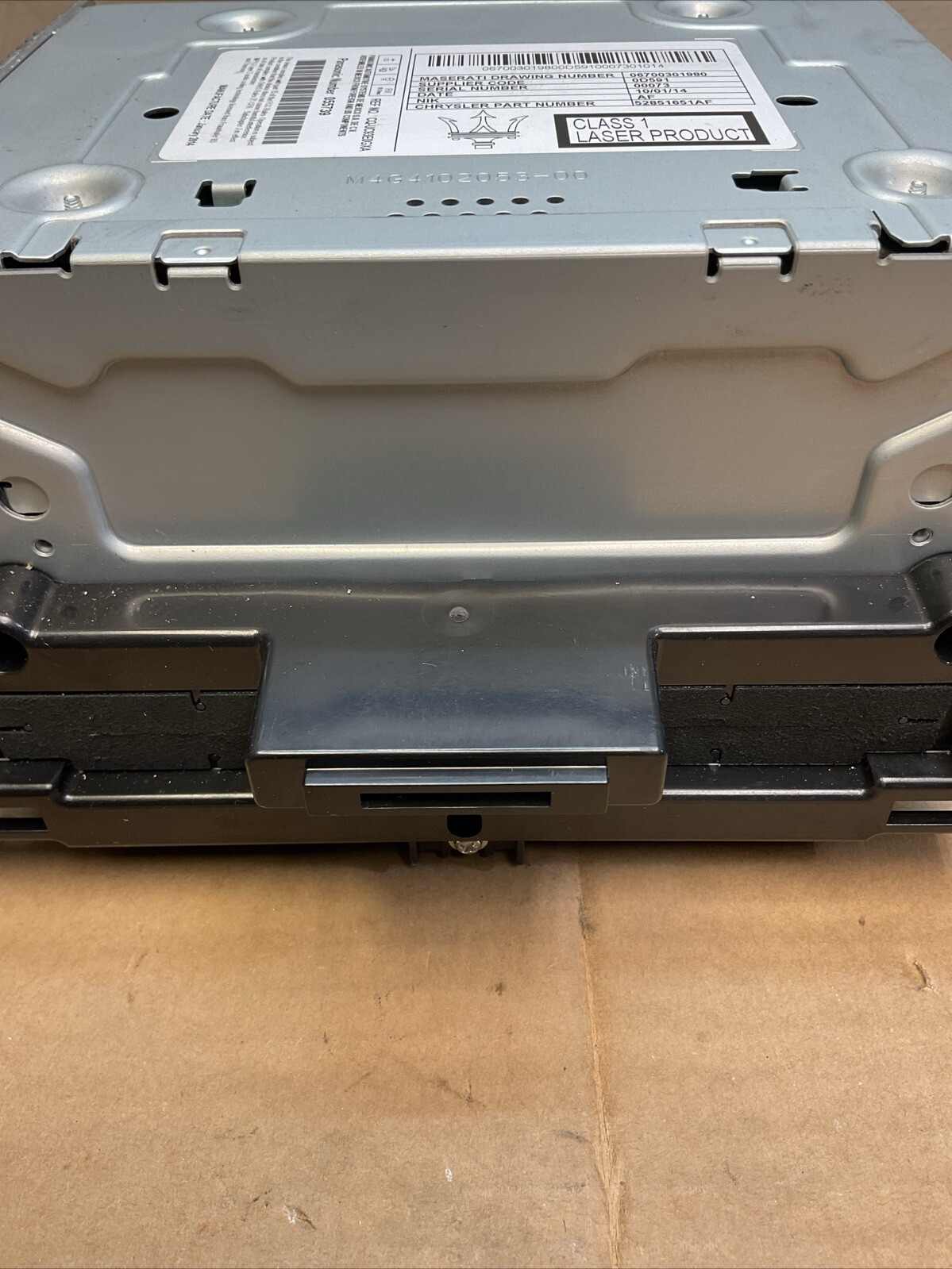 2014-2017 MASERATI QUATTROPORTE RADIO CD CHANGER PLAYER 06700301980 OEM