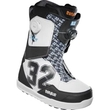 ThirtyTwo Men Lashed Double BOA Powell Snowboard Boots (8) White / Black