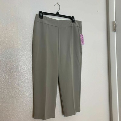 Investments Womens Sz 6 Pull On Cropped 
