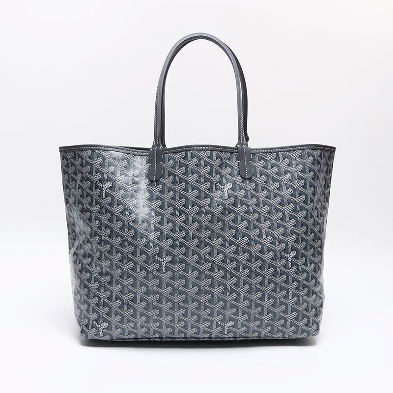GOYARD Saint Louis PM Grey Goyardine Canvas Tote Bag WS13103