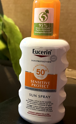 Eucerin Sensitive Protect Sun Spray SPF50 200ml New