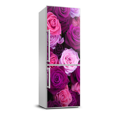3D Wall Fridge Sticker Magnet Kitchen Refrigerator Wall Mural Flowers ...