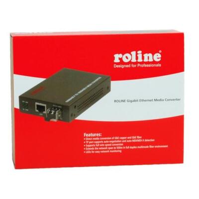 ROLINE RC1000SX/LC Medienkonverter 1000Base-SX 1000Base-T RJ-45/LC Multi-Mode