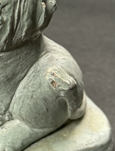 Vintage Isabel Bloom Seated Lion Sculpture USA 1987 Heavy Figurine Paperweight B - Picture 14 of 20