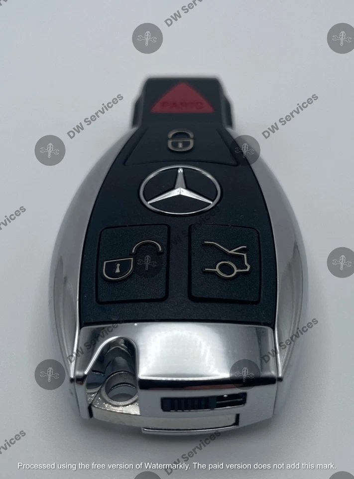 ¡NUEVO! Mercedes Benz 2009-2017 llave sin llave Go Fobik FBS3 IYZ-3312 PUSH-TO-START Foto 3 de 4