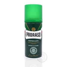 Image of PRORASO Shaving Foam Can Green/Refreshing Eucalyptus & Menthol 100ml