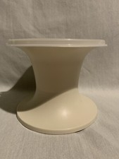 Tupperware 1533 Almond Serve It All Pedestal Cake Stand with Lid Replacement