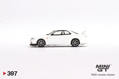 Mini GT Nissan Skyline GT-R (R34) V-Spec JDM 1 64 Scale Die-cast