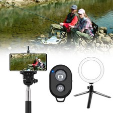 LED Ring Light Tripod with Phone Holder Remote for Selfie Video Live Stream