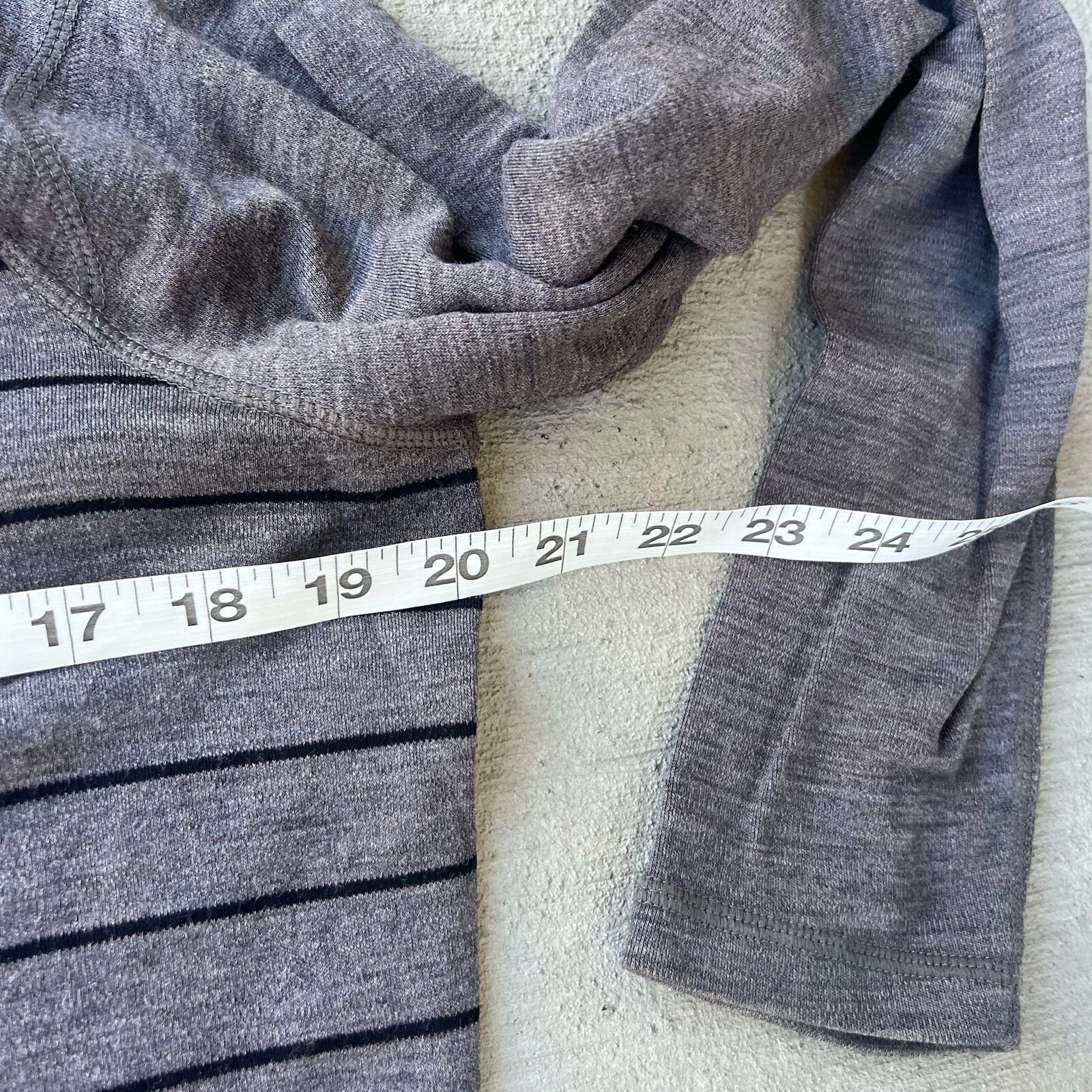 smartwool long sleeve pullover stripe shirt