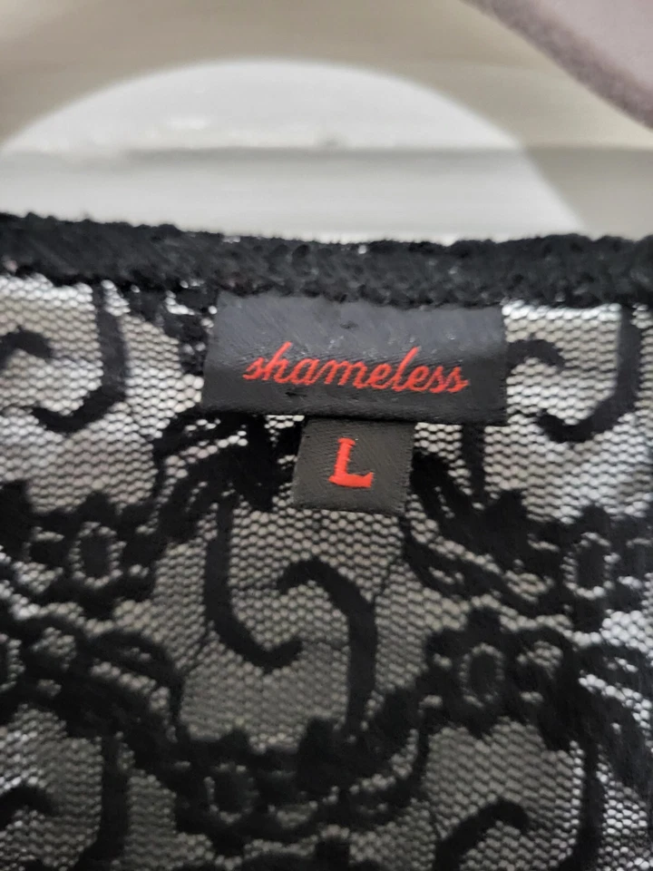 Y2K 90's Womens Lace Blouse Top L - Image 3 of 4