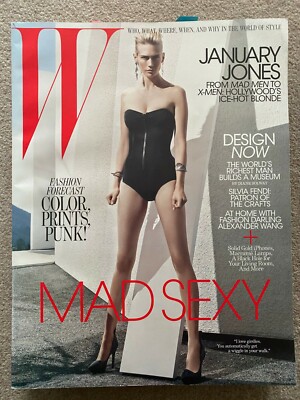 W MAGAZINE May 2011 _ JANUARY JONES _ Silvia Fendi _ ALEXANDER WANG _ Elton John