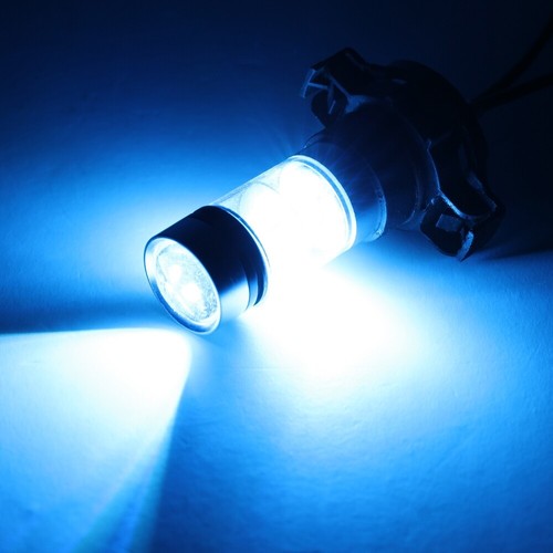 For 2007-2014 Cadillac Escalade 5202 LED Fog Light Bulbs Kit 100W 8000K Ice Blue - Picture 2 of 10