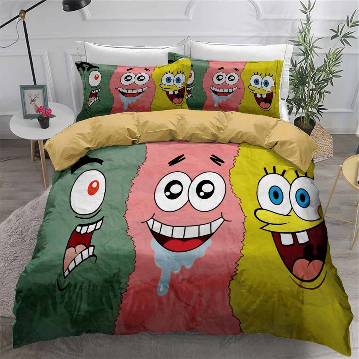 SpongeBob Bedding Set, Gift for Friends