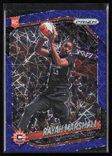 2025 Panini Prizm WNBA #47 Rayah Marshall Blue Velocity Prizms