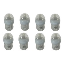 Philips Avent Natural Baby Bottle 4oz 125ml 8 Pack Clear White SCF010/87 NEW