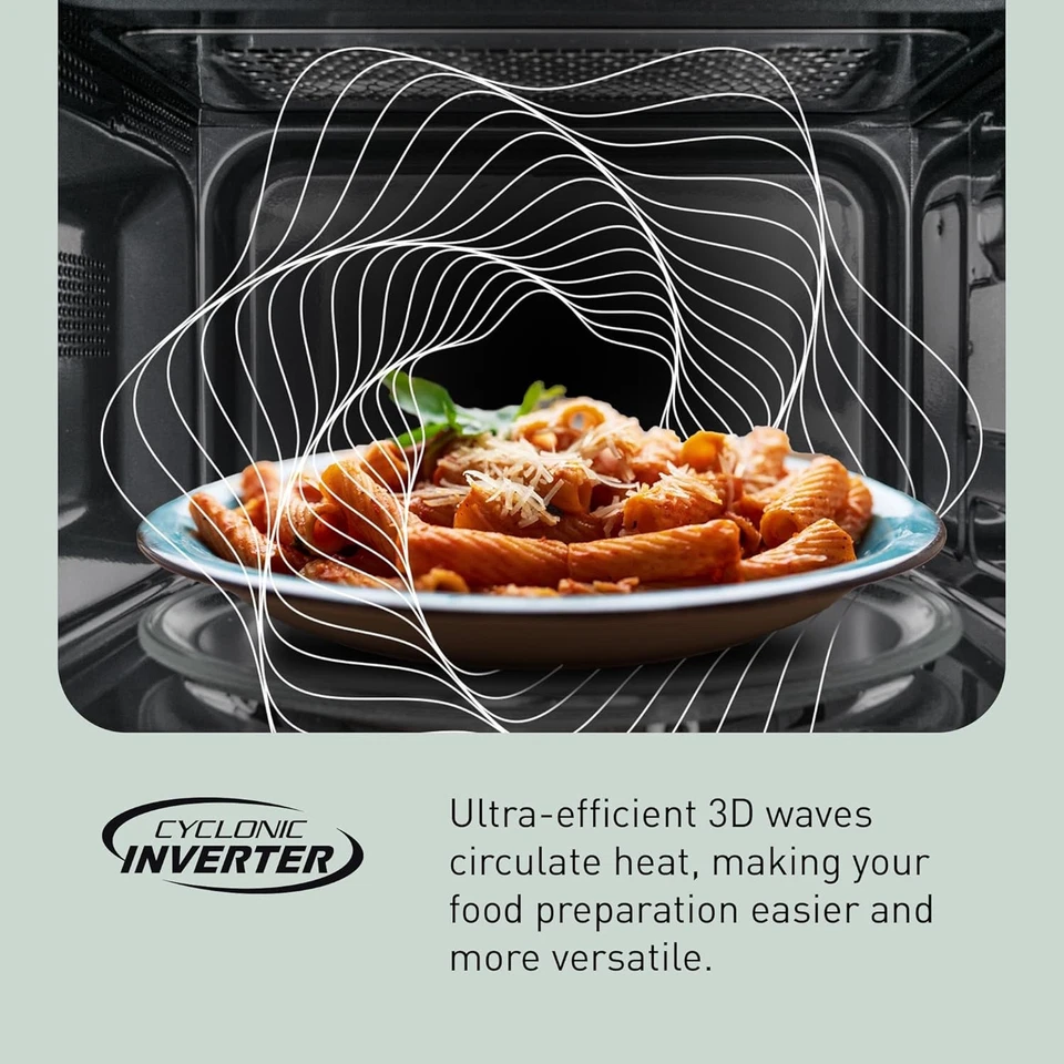 Panasonic 2.2 cu.ft. Countertop Microwave, Cyclonic Wave Inverter, Turntable NEW - Image 2 of 4