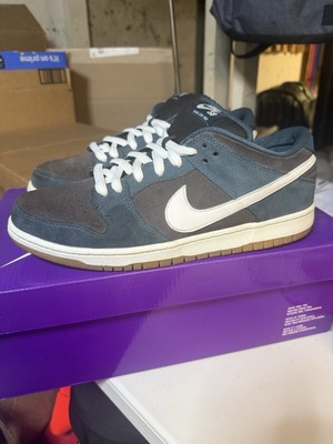 Size 10.5 - Nike Dunk Pro SB Low Slate Blue White Tar 2012￼