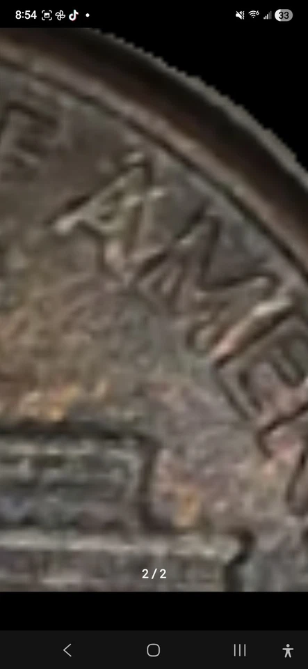 1992 D Close AM Lincoln Penny Genuine, [Close AM Variety Cent] Denver Mint Coin. - Image 3 of 3