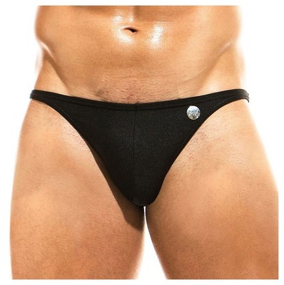 Modus Vivendi Bodybuilding Swim Low Cut Slip Herren Bademode Male Schwarz