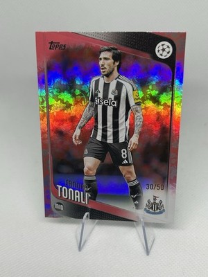 Sandro Tonali 25-26 Topps Uefa Easter Pink Flowers /50