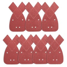 70 St&uuml;ck Schleifpapier 165x95 mm f&uuml;r Deltaschleifer 10 K&ouml;rnungen Rot