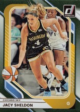 2026 Donruss WNBA #65 Jacy Sheldon Green Shimmer