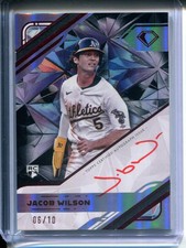 2025 Topps Diamond Icons Jacob Wilson White Polychromatink AUTO #6/10 Rookie