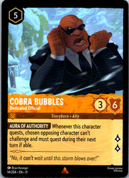 Cobra Bubbles - Dedicated Official 14/204 Winterspell Rare