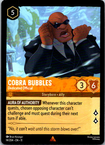 Cobra Bubbles - Dedicated Official 14/204 Winterspell Rare