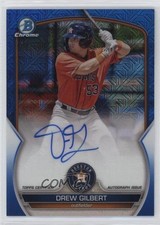 2023 Bowman Chrome Prospect Mega Box Blue Refractor /150 Drew Gilbert Auto 4at