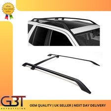 FITS LAND ROVER FREELANDER 2 ROOF RACK RAILS CROSS BAR KIT OEM STYLE FIT BLACK