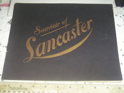 Rare Souvenir Of Lancaster, Pa. Booklet Early 1900 s Photographic Collection