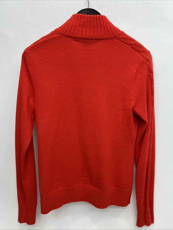 Suéter Ralph Lauren Golf 100 % cachemir para mujer cremallera completa - talla mediana Foto 4 de 4