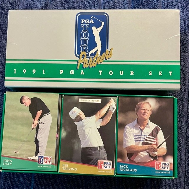 1991 Pro Set PGA Tour Golf Set 1-285 + CC1 Daly Nicklaus Palmer Norman
