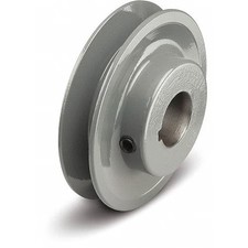 3/4 In Fixed Bore 1 Groove V-Belt Pulley 4.25 In Od, Ak4434