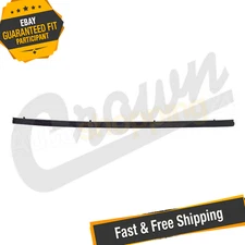 Crown J5762385 Left Inner Window Weatherstrip for 1987-1995 Jeep Wrangler YJ