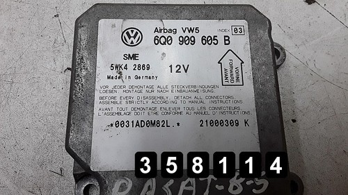 VW PASSAT STEUERGERÄT MODUL 6Q0909605B Bj 2000