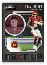 2021 Panini Playbook #NXT-DBR Dyami Brown Next Up Washington Football Team