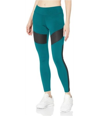 Reebok Damen WOR Mesh Tights Kompressions Sporthose grün Größe XS / neu mit Etikett