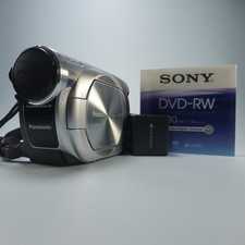 Panasonic VDR-D100 Handheld DVD-RW Camcorder Silver Tested