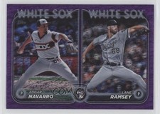 2024 Update Rookie Combo Purple Holo Foilboard Lane Ramsey Edgar Navarro 15t1