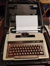 Smith Corona Portable Typewriter Super Sterling Automatic 1978 Electric w Manual thumbnail