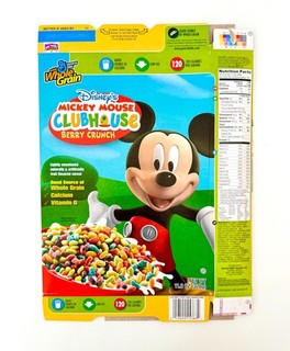 2006 General Mills Disney Mickey Mouse Clubhouse Berry Crunch Cereal Box
