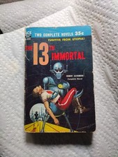 1957 (THE 13 TH IMMORTAL)  1955 (THIS FORTRESS WORLD) DOUBLE ACE PAPERBACK BOOK 