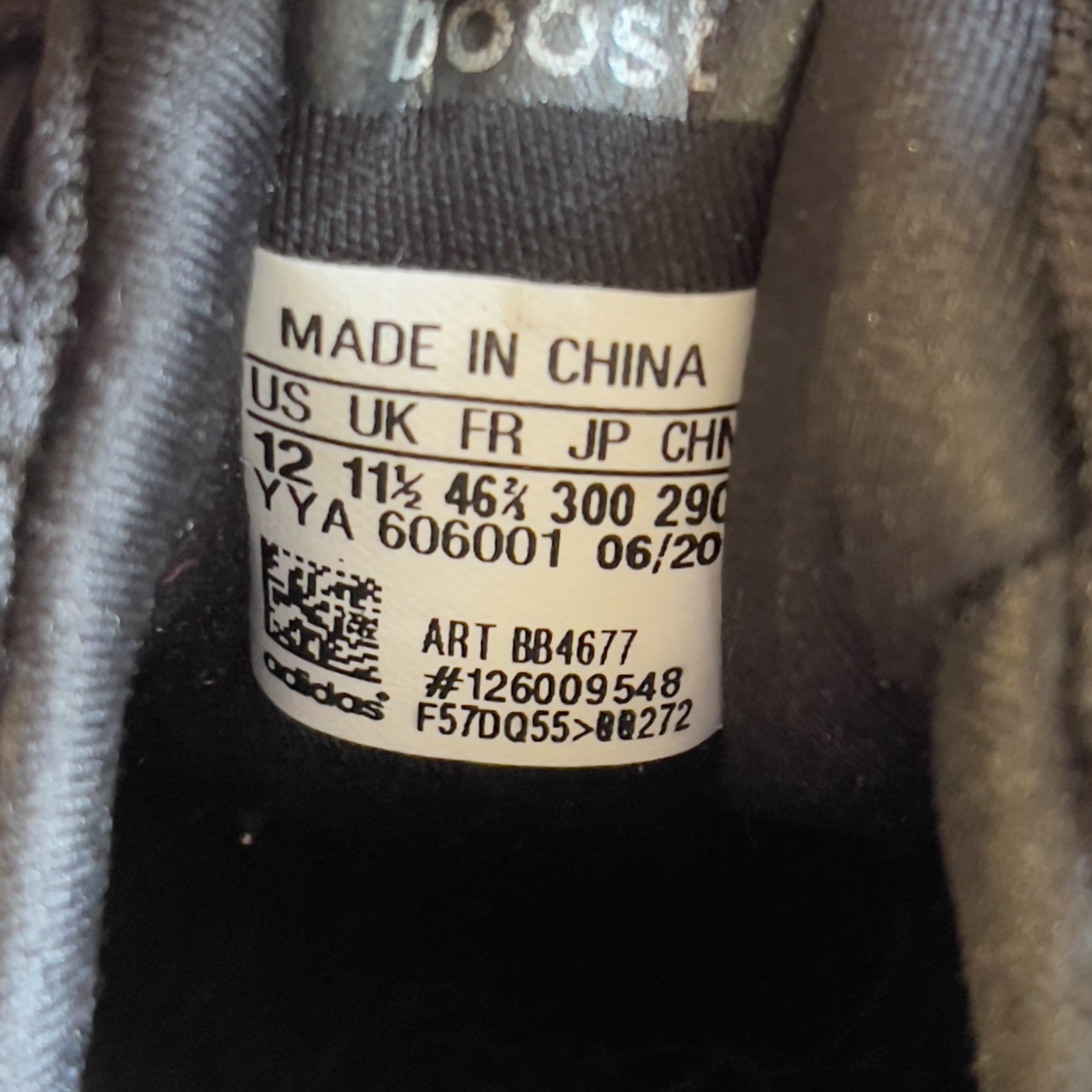 SAOLA Adidas Ultraboost 1.0 DNA LTD 'Triple Black' BB4677 Uomo Taglia 12 VNDS