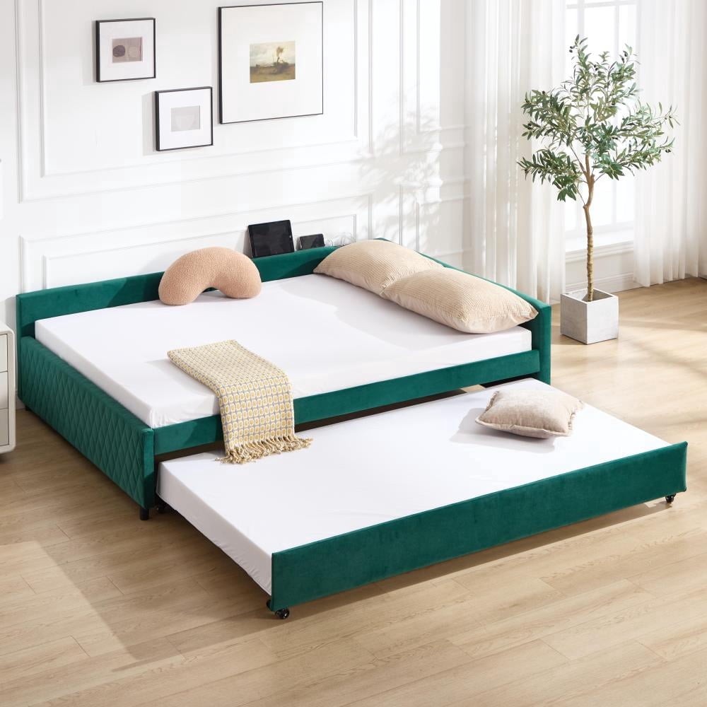 Diamond Tufted Guest Bedroom