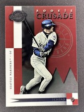 2001 Donruss Class of 2001 Rookie Crusade RC-47 ICHIRO SUZUKI #/300 RC HOF RARE!